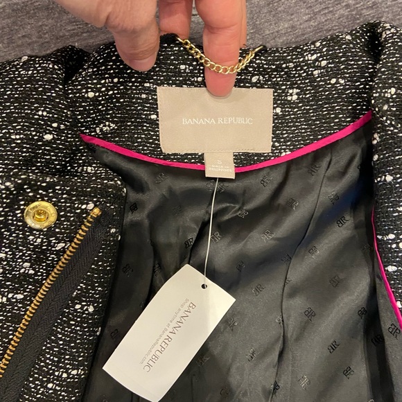 NWT Banana Republic Tweed Coat - Picture 11 of 12